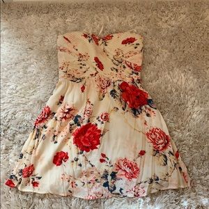 UO Kimchi Blue strapless dress